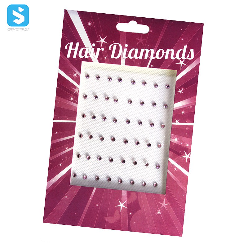 Hair diamond sticker